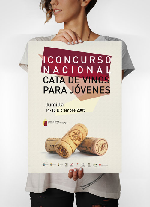 CARTEL. I CONCURSO NACIONAL DE CATA DE VINOS PARA JÓVENES