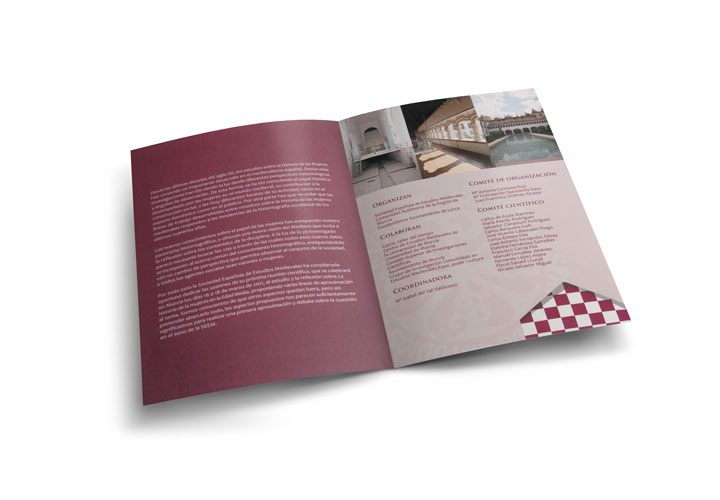 CARTEL-FOLLETO. CONGRESO INTERNACIONAL: LAS MUJERES EN LA EDAD MEDIA