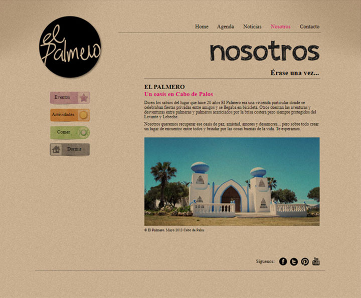 WEB EL PALMERO. ESPACIO MULTICULTURAL