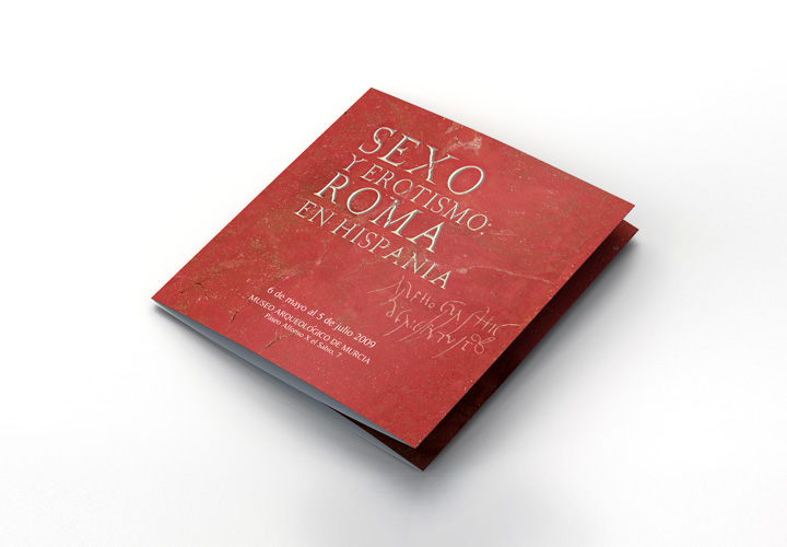 CUADRÍPTICO. EXPOSICIÓN. SEXO Y EROTISMO: ROMA EN HISPANIA