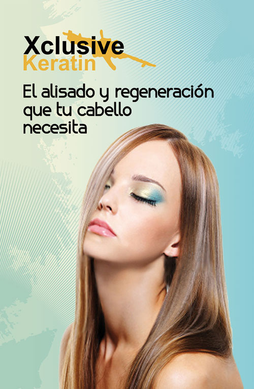 CARTEL. IDENTIDAD CORPORATIVA. XCLUSIVE. DISTRIBUCIONES PELUQUERÍA